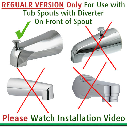 Wondurdog Bathtub Spout & Garden Hose Attachment Dog Wash Kit (Constant